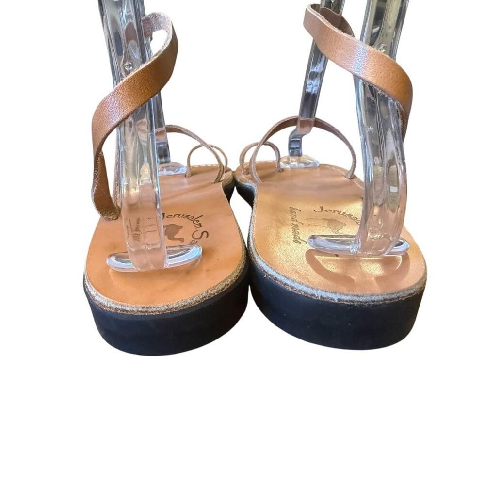 Jerusalem Sandals Ella Strappy Leather Sandal Women size 39 US 8 EUC - Picture 4 of 5